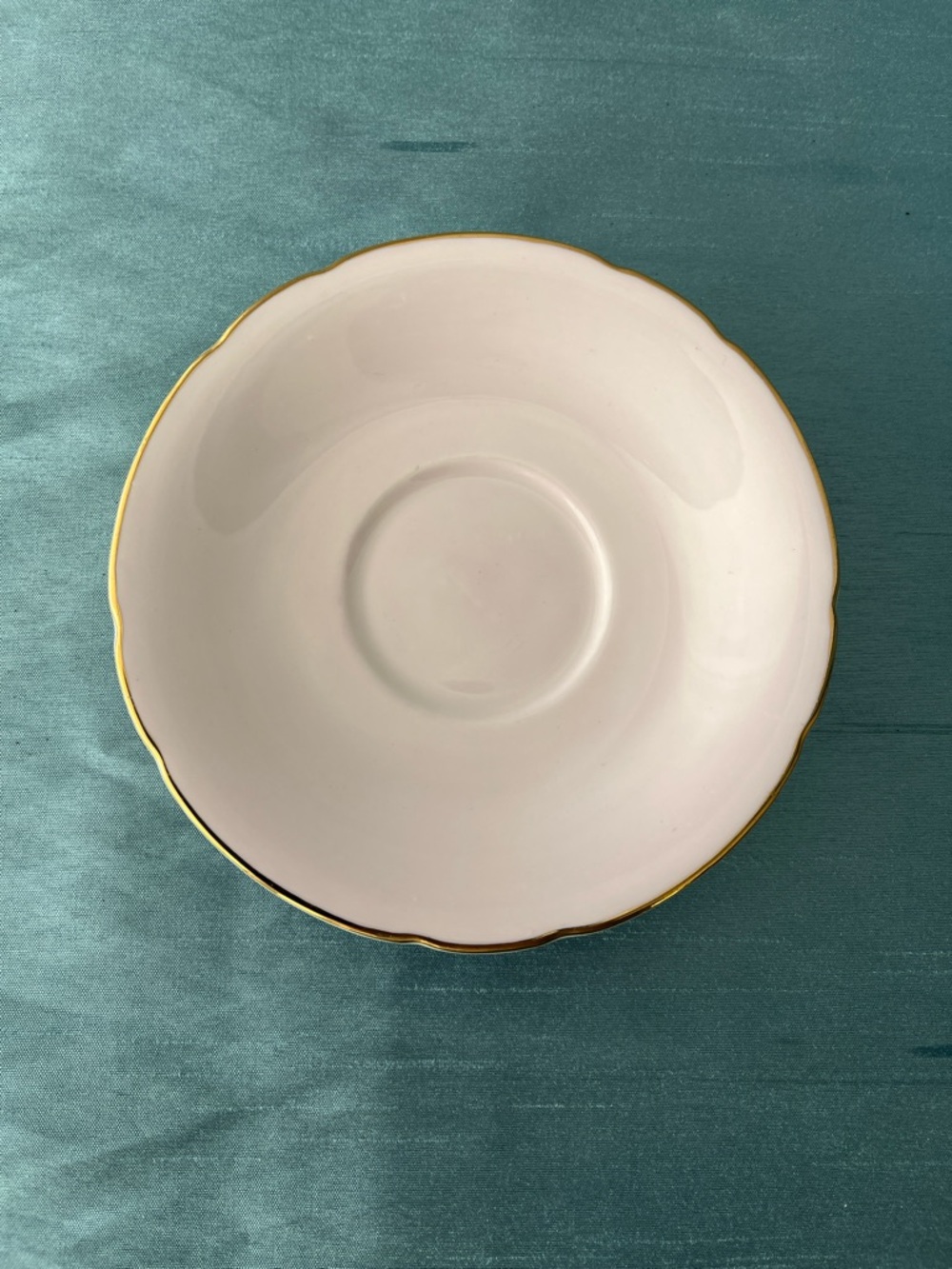 Vintage Paragon Fine Bone China Saucer - Pale Pink & Gold Rim Replacement Piece